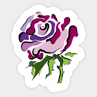 Flower rose Sticker